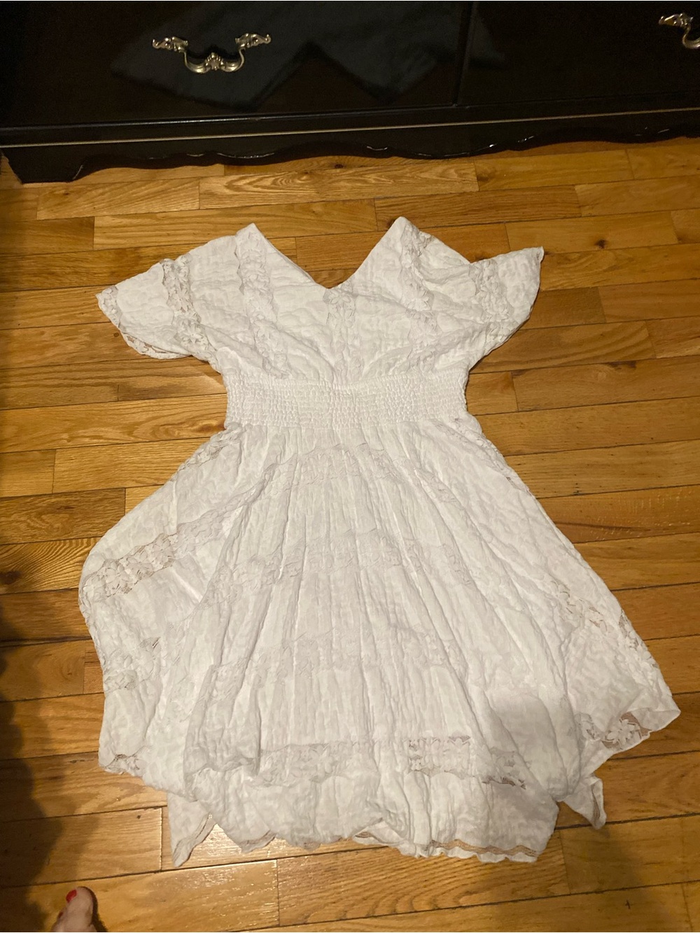 Rabbit Rabbit Rabbit White Lace Boho Dress